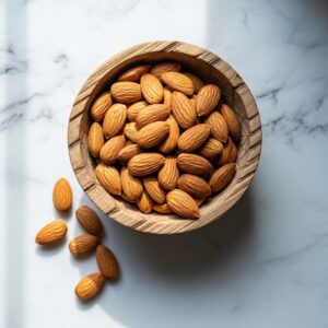 Premium, crunchy, and heart-healthy raw almonds.